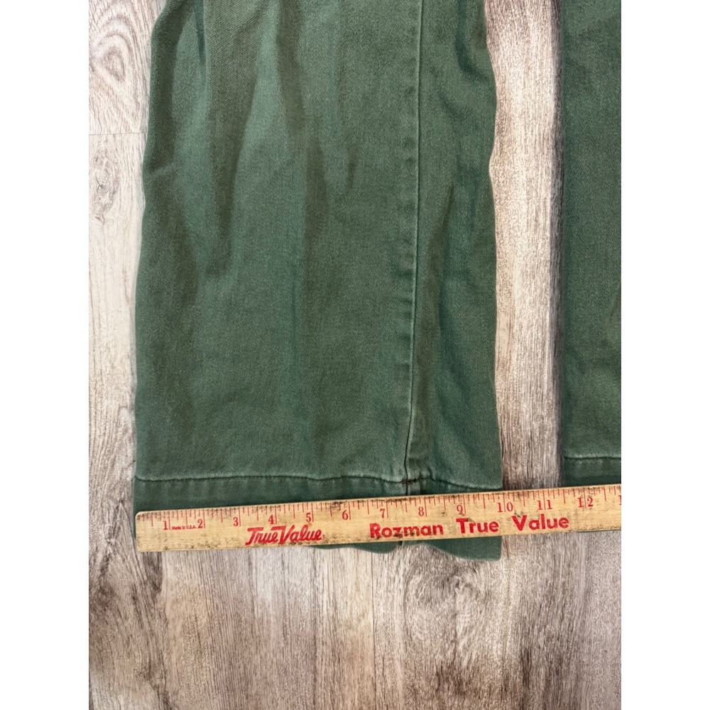 NSF Clothing Green‎ Utility Jumpsuit Flare Leg Button Up Women's Size 26 - Picture 9 of 9